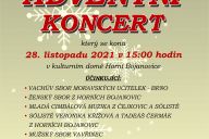 Adventní koncert - Kulturní dům Horní Bojanovice 28.11.2021 v 15:00