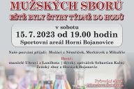 Setkání mužský sborů "Eště byly štyry týdně do hodů"