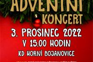 Adventní koncert - Kulturní dům Horní Bojanovice 3.12.2022 v 15:00
