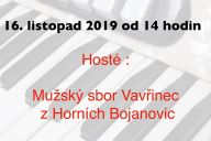 8.setkání s harmonikáři 16.listopad 2019 od 14:00