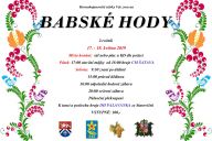 Hornobojanovské stárky Vás zvou na Babské hody - 17.-18. května 2019