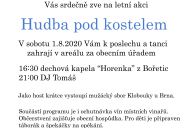 Hudba pod kostelem - Kurdějov 1.8.2020 od 16:30
