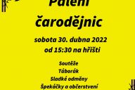 PÁLENÍ ČARODĚJNIC - SOBOTA 30.DUBNA V 15:30 HOD. NA HŘIŠTI